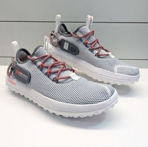 Under Armour Charged Fat Tire Venture Grey Mist After Burn Sneakers Women's 10.5